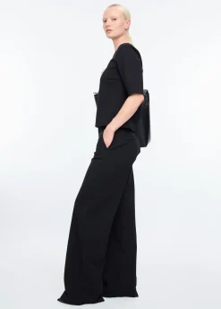 Mid sleeve twill top