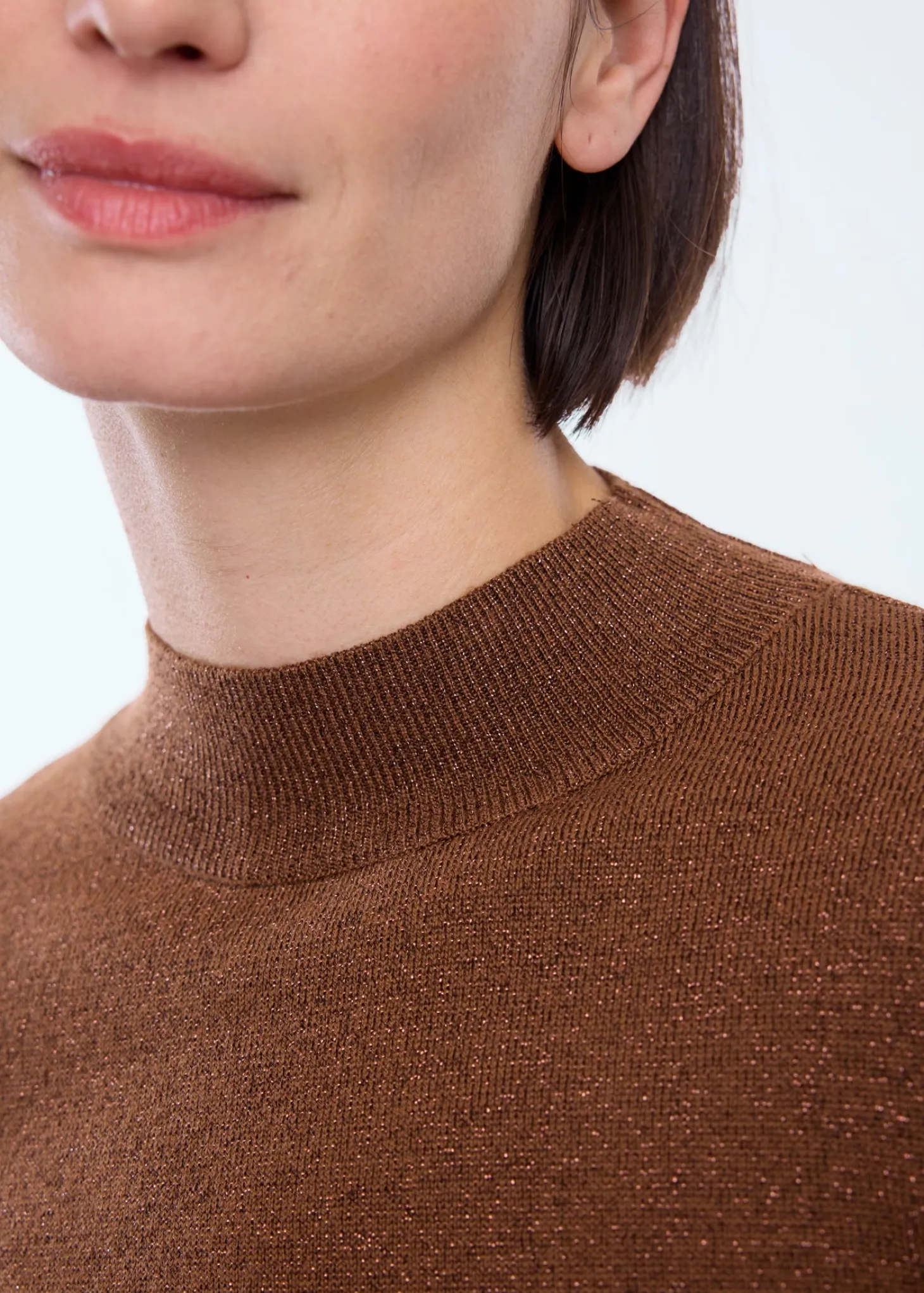 Mockneck sparkle longsleeve