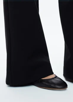 Nappa leren ballerina