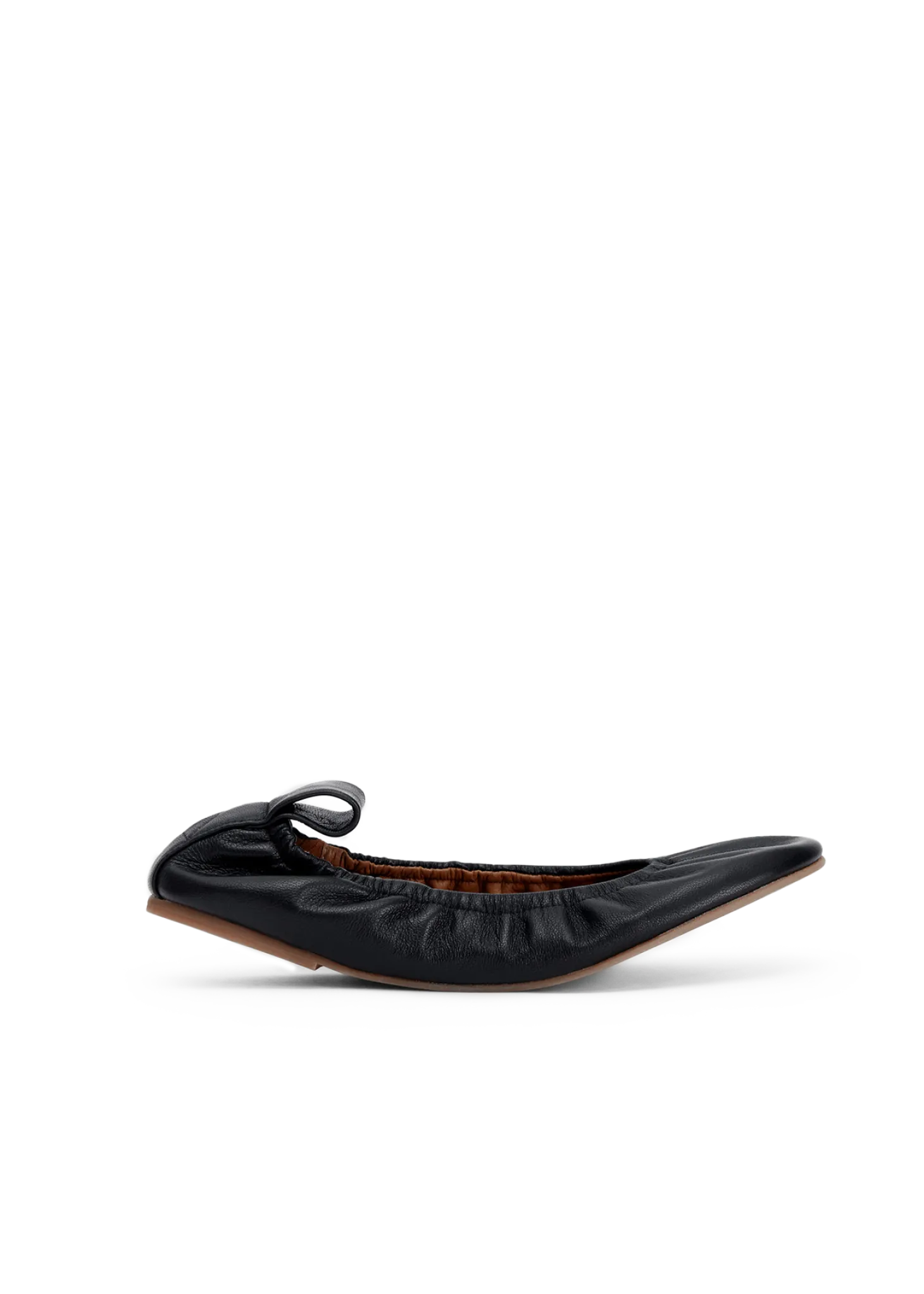 Nappa leren ballerina