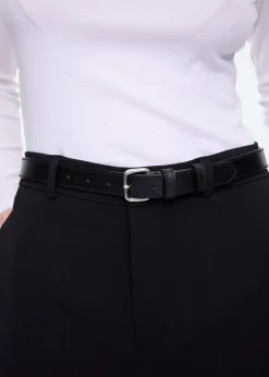 Regular fit crepe pants