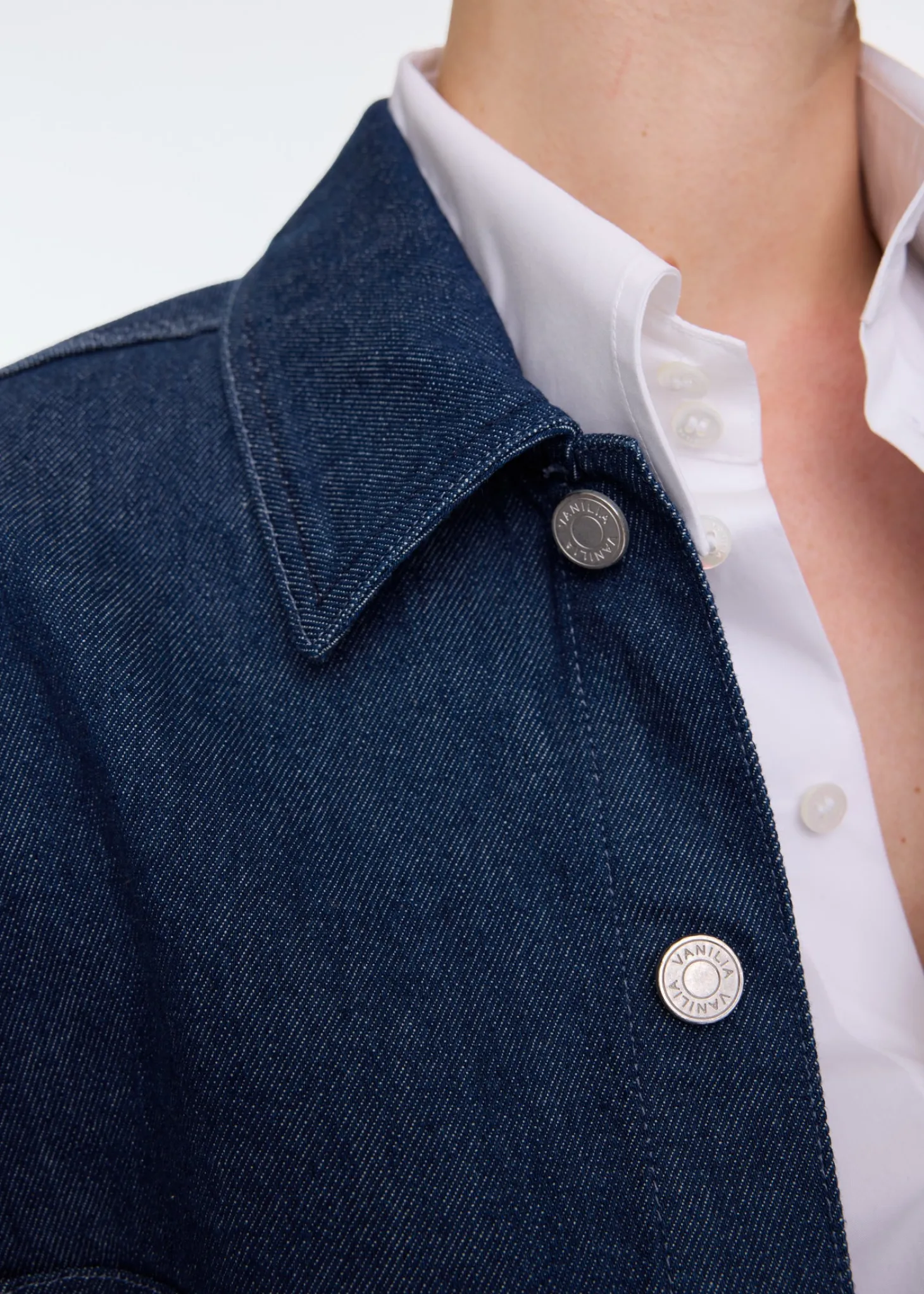 Rinsed denim jacket