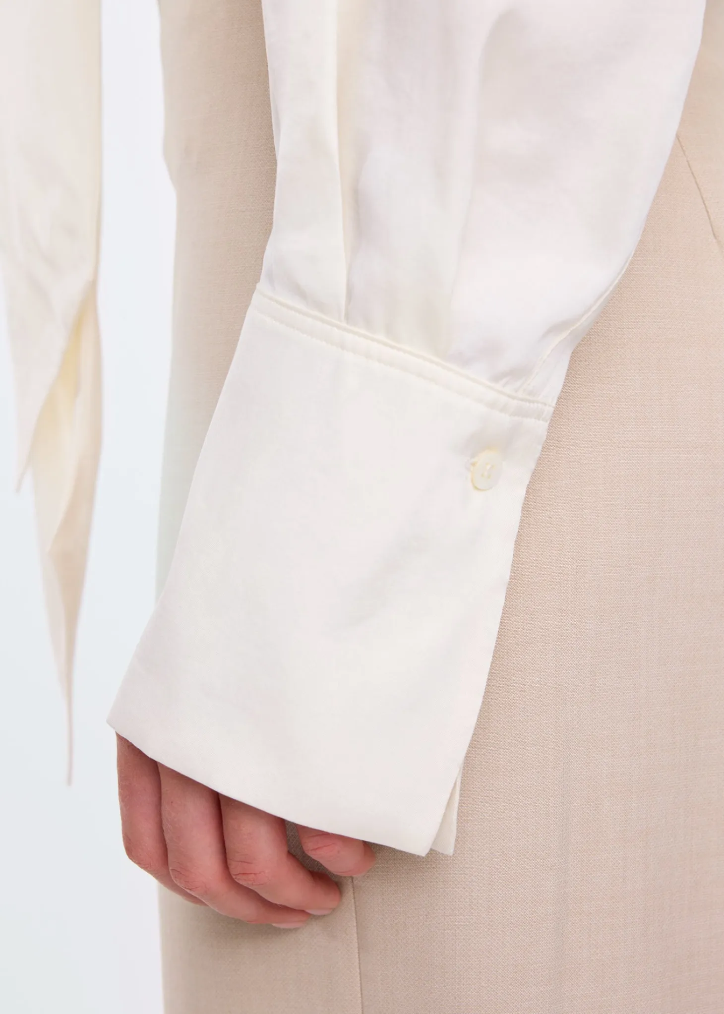 Scarf lyocell blouse