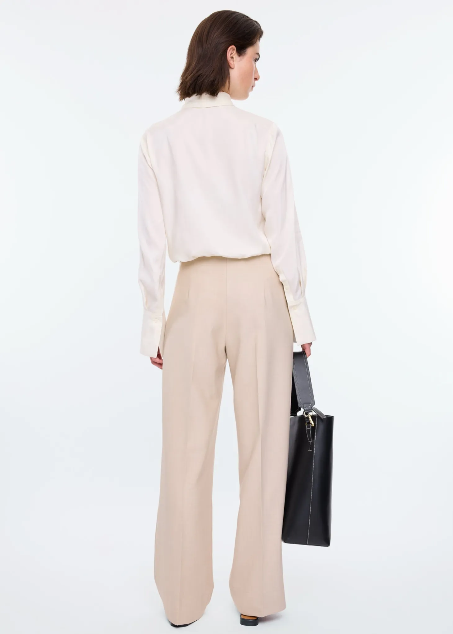 Scarf lyocell blouse