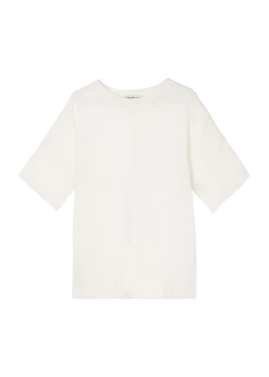 Sheer knit t-shirt