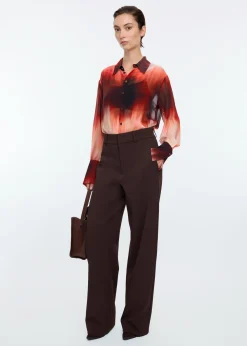 Sheer viscose shirt