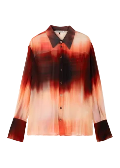 Sheer viscose shirt