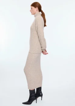 Soft knit skirt