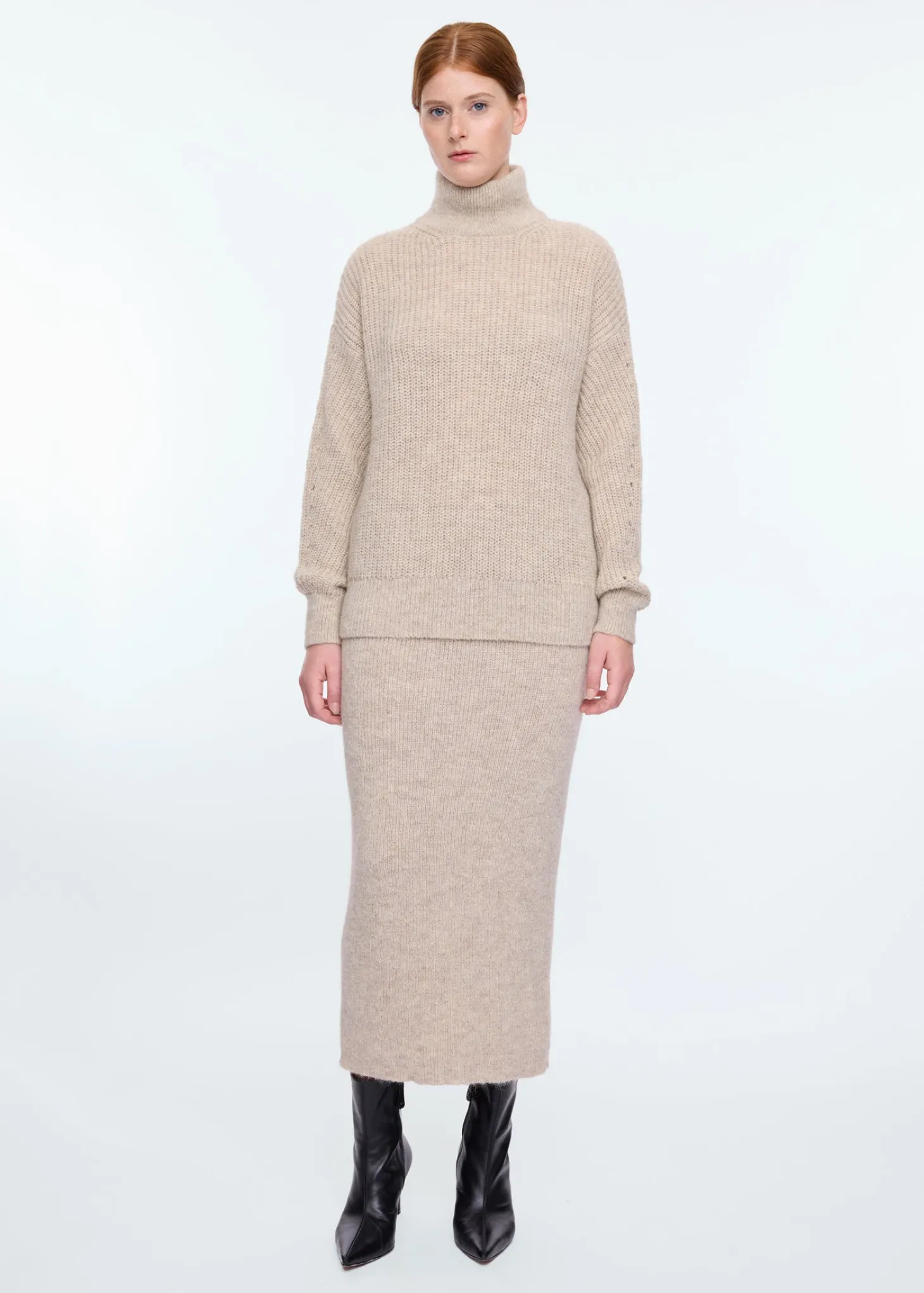 Soft knit skirt