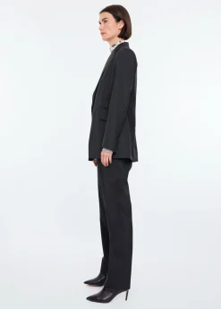 Soft melange blazer