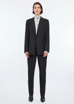 Soft melange blazer