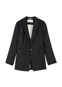 Soft melange blazer