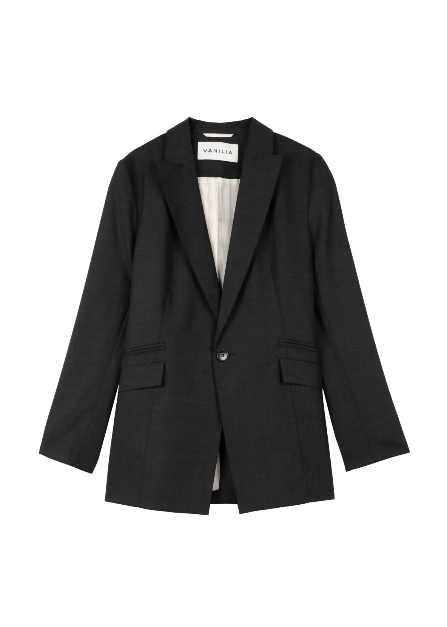 Soft melange blazer