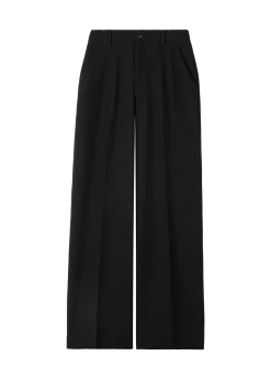 Straight waffle trousers