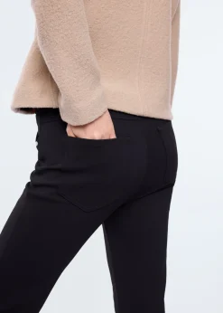Stretch flared broek
