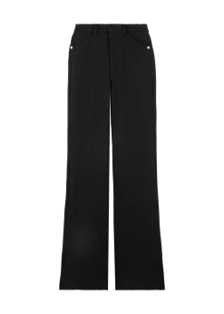 Stretch flared broek