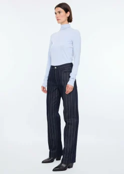 Striped jeans
