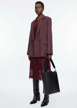 Strong checkered blazer