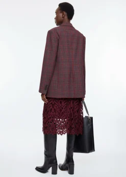 Strong checkered blazer