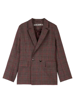 Strong checkered blazer
