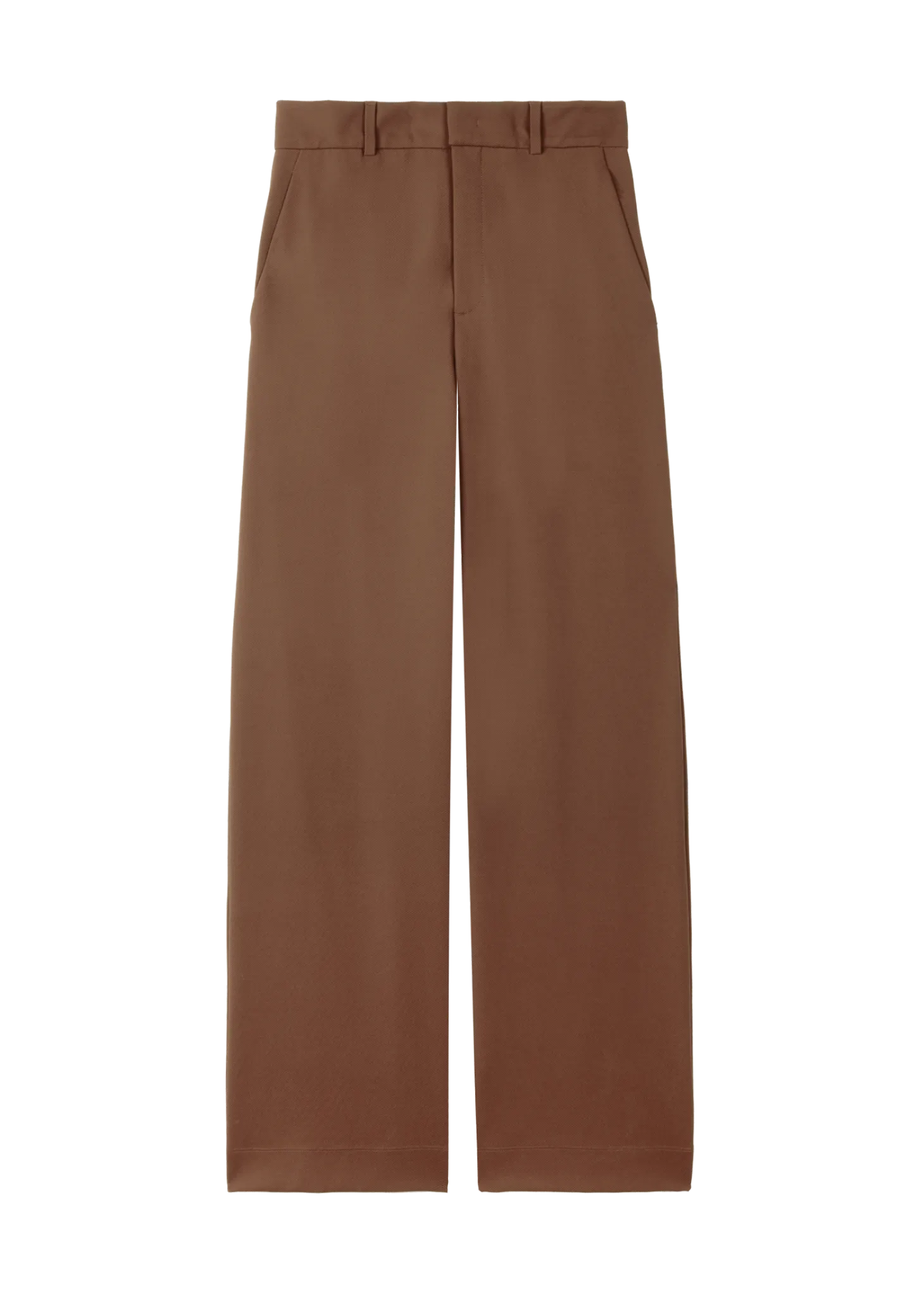 Tailored twill broek