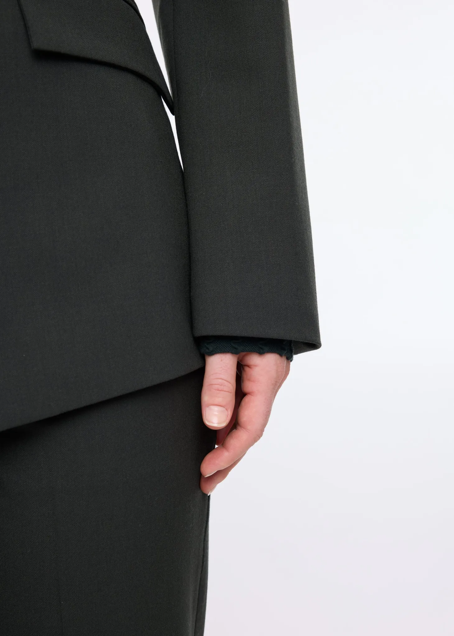 Tailored woolmix blazer