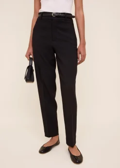 Tapered waffle trousers