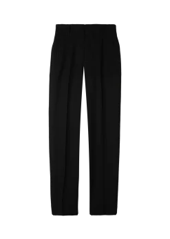 Tapered waffle trousers tall