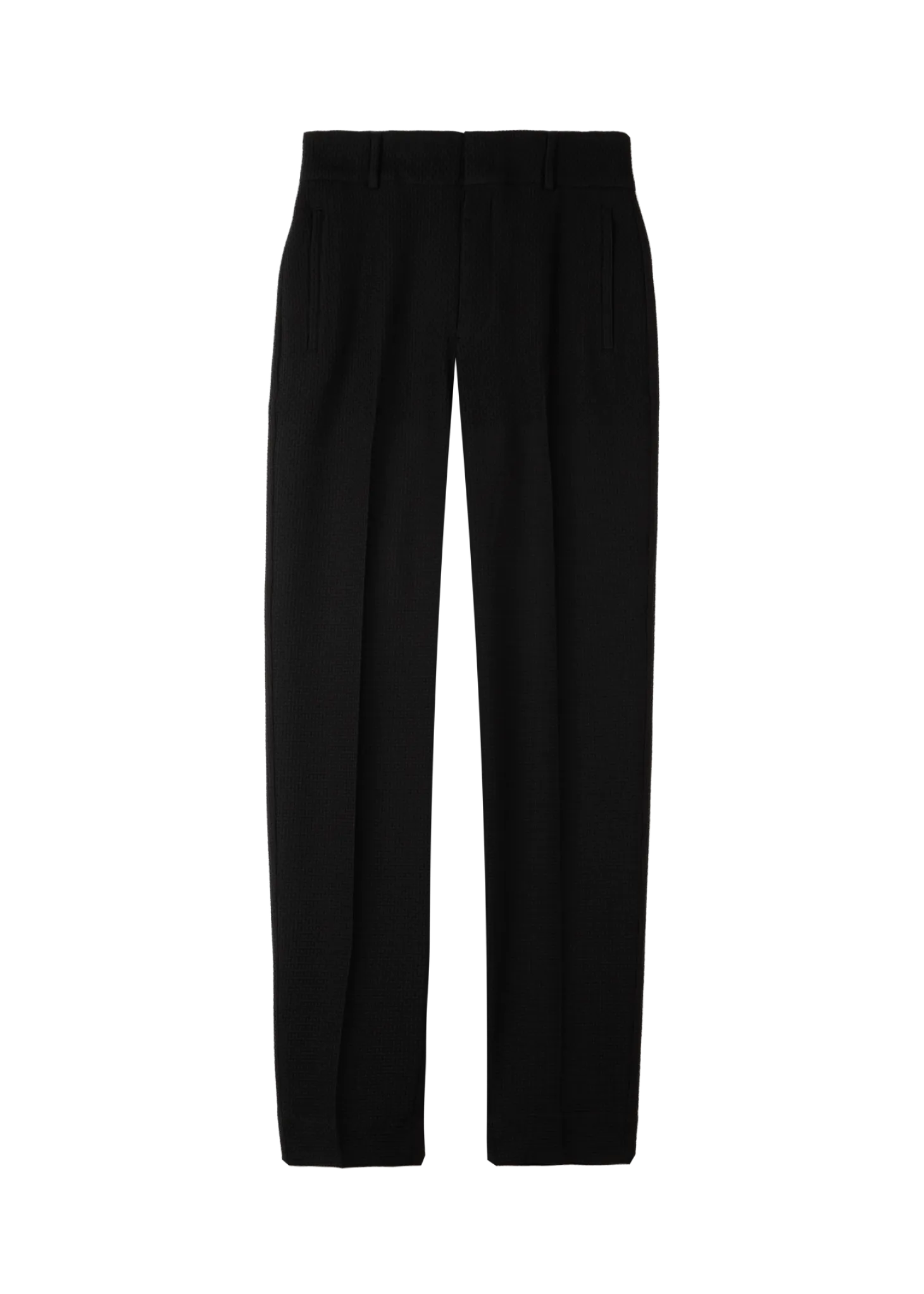 Tapered waffle trousers tall