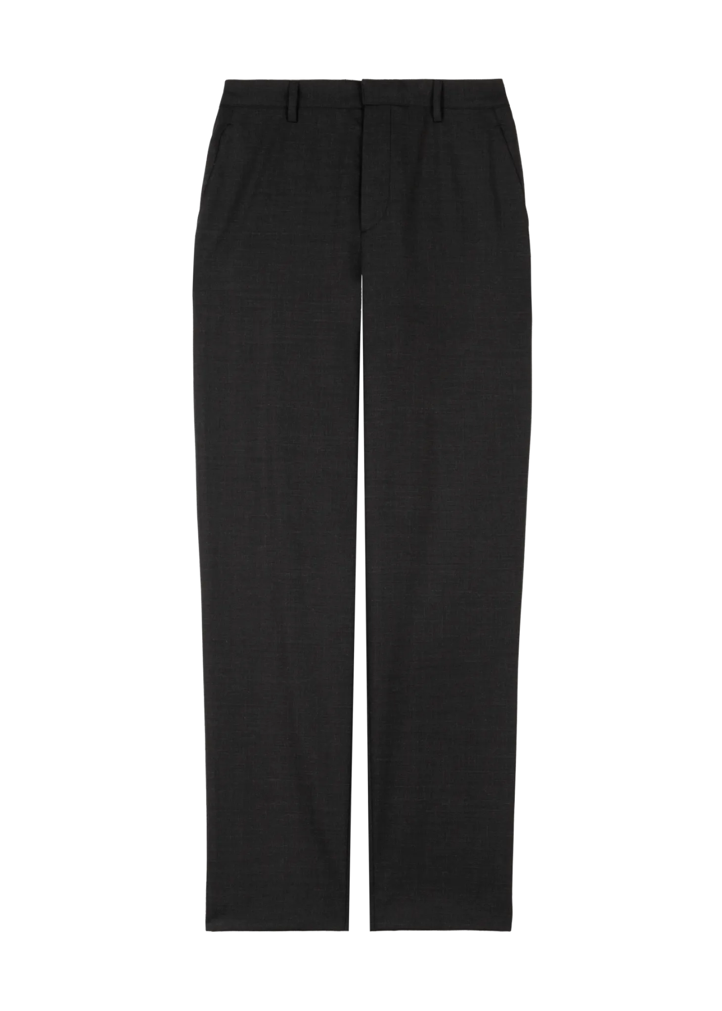 Tapered wool trousers