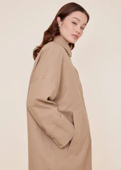 Tencel trenchcoat