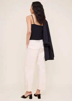 Thin strap travel top