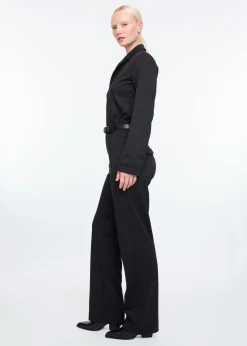 Tricot pattern jumpsuit