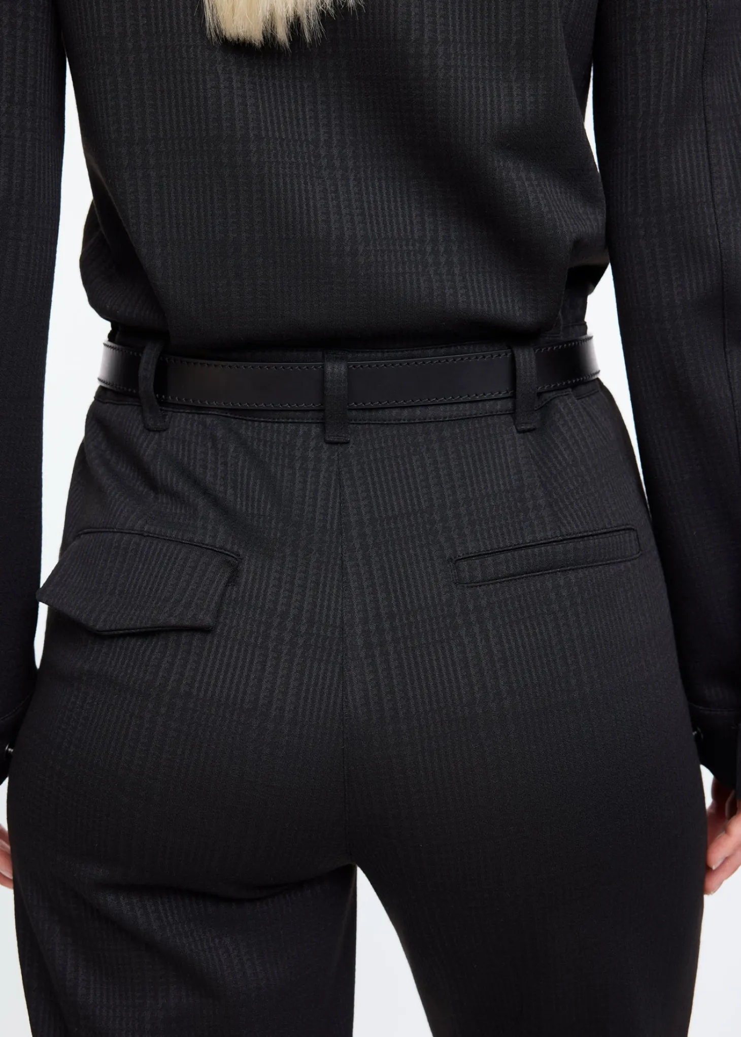 Tricot pattern jumpsuit