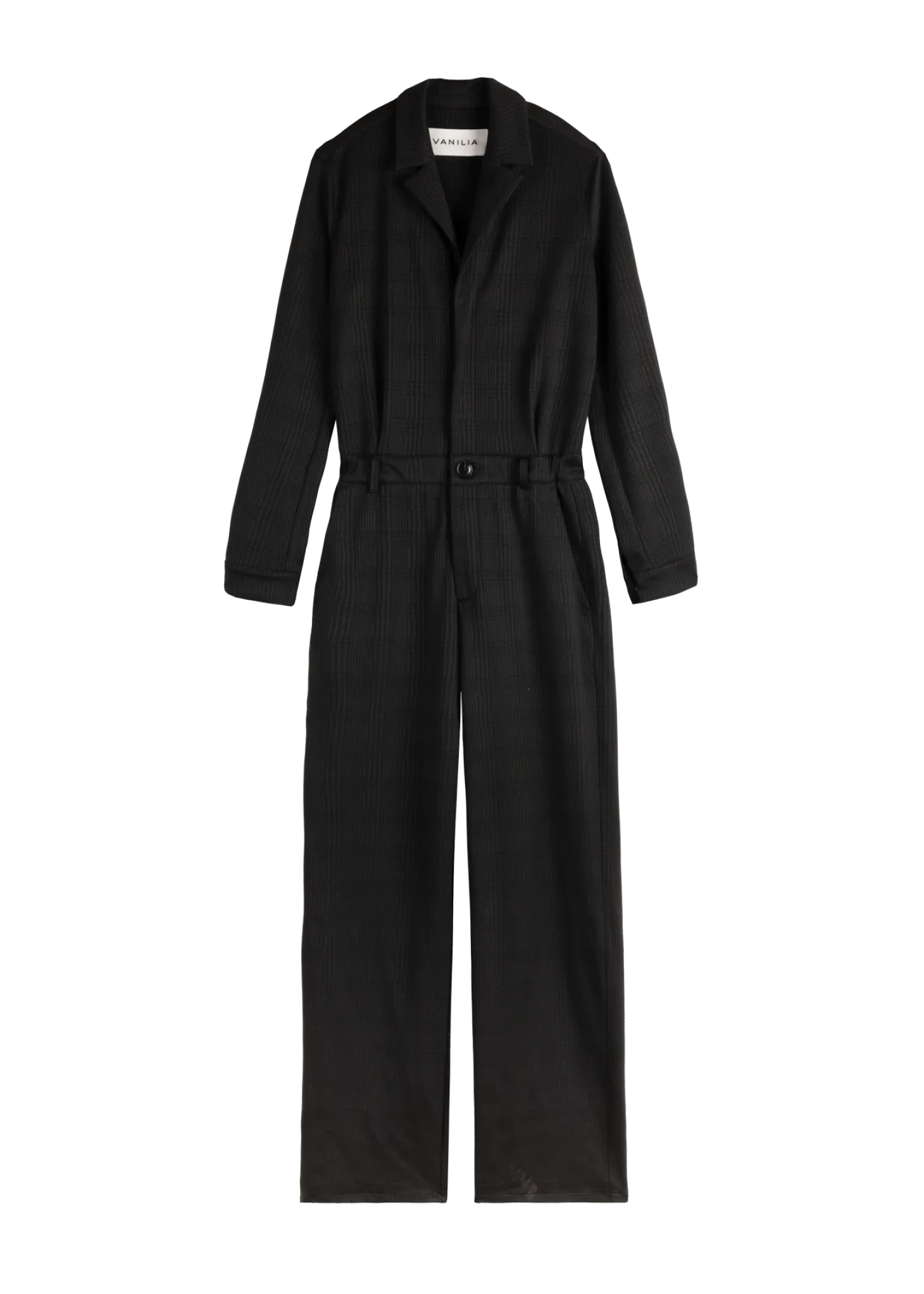 Tricot pattern jumpsuit