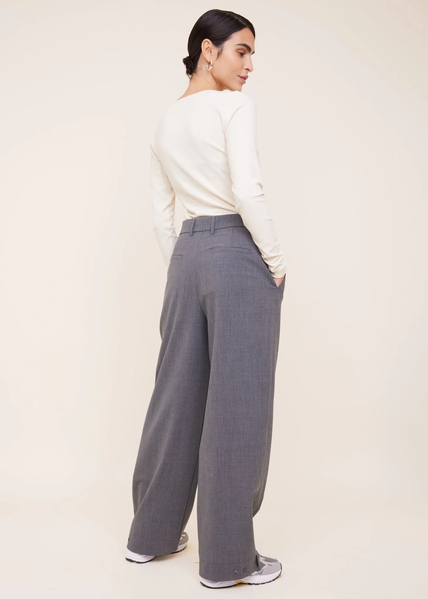 Tricot rib top longsleeve