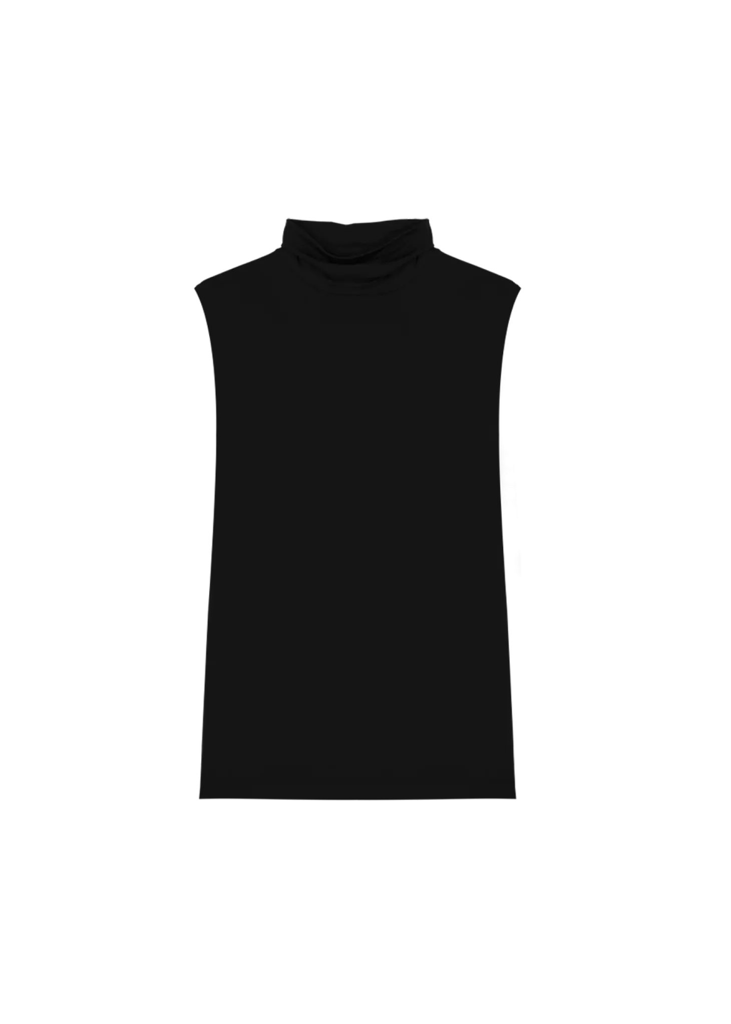 Tricot tanktop met col