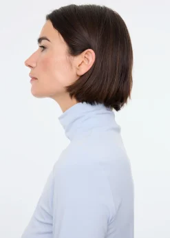 Tricot top met col