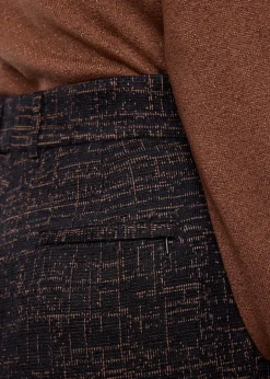 Velvet mix tricot trousers