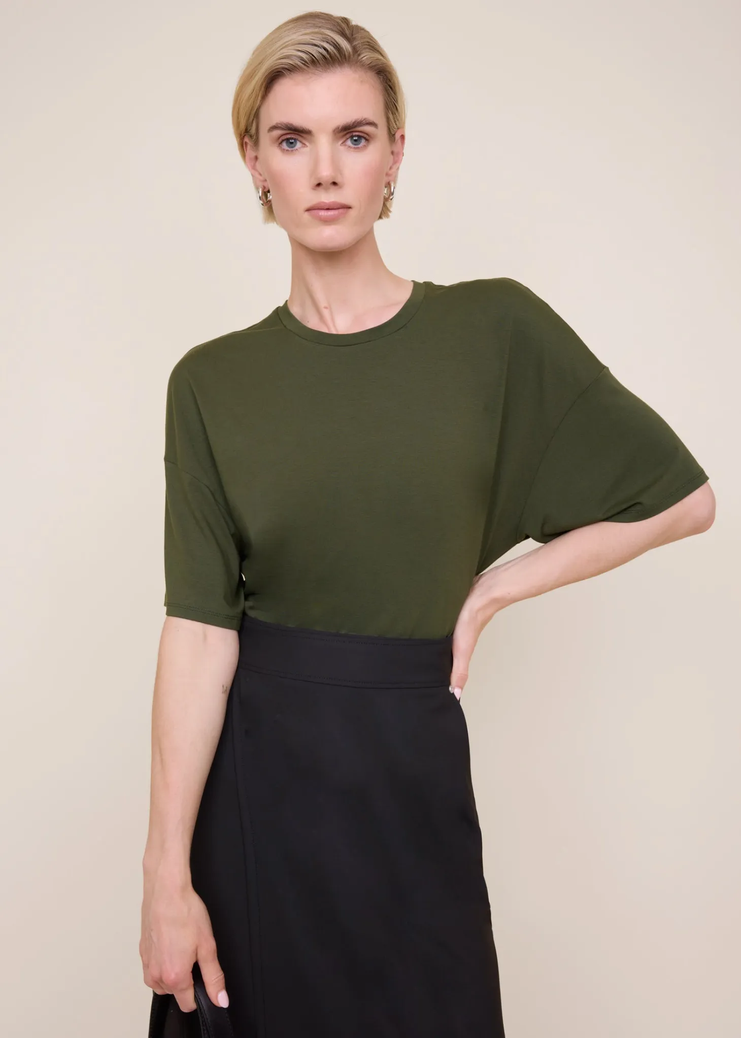 Viscose jersey top