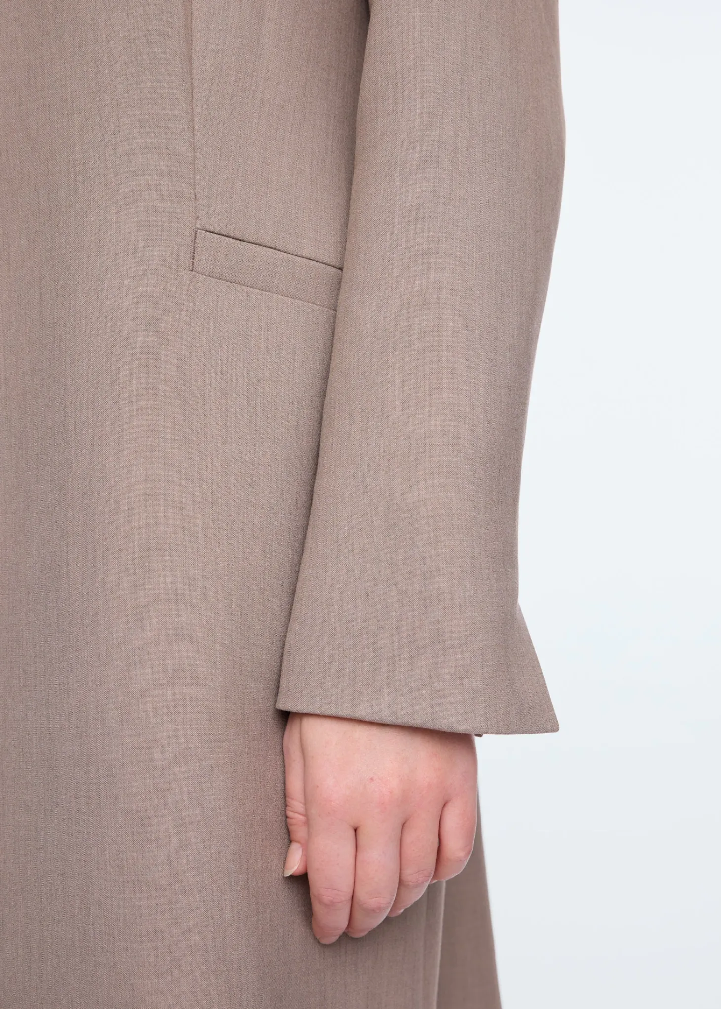 Viscose mix blazer