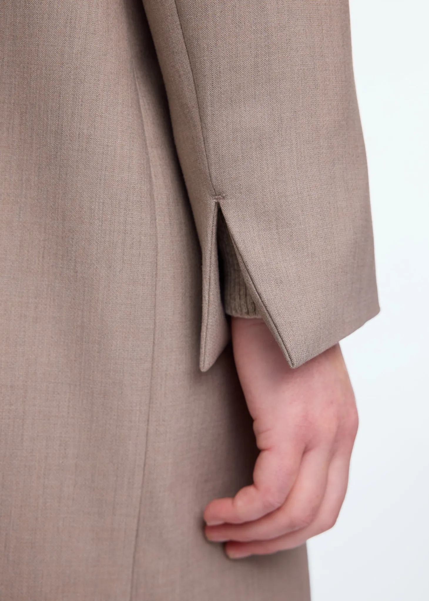 Viscose mix blazer