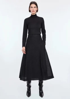 Viscose top met col