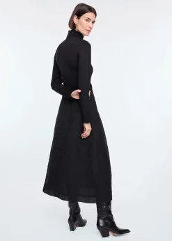 Viscose top met col