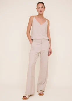 V-shape viscose singlet