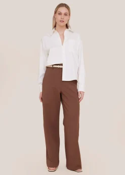 Wide fit cotton blouse