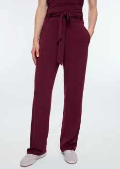 Wide leg chino