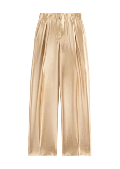 Wide metallic pants
