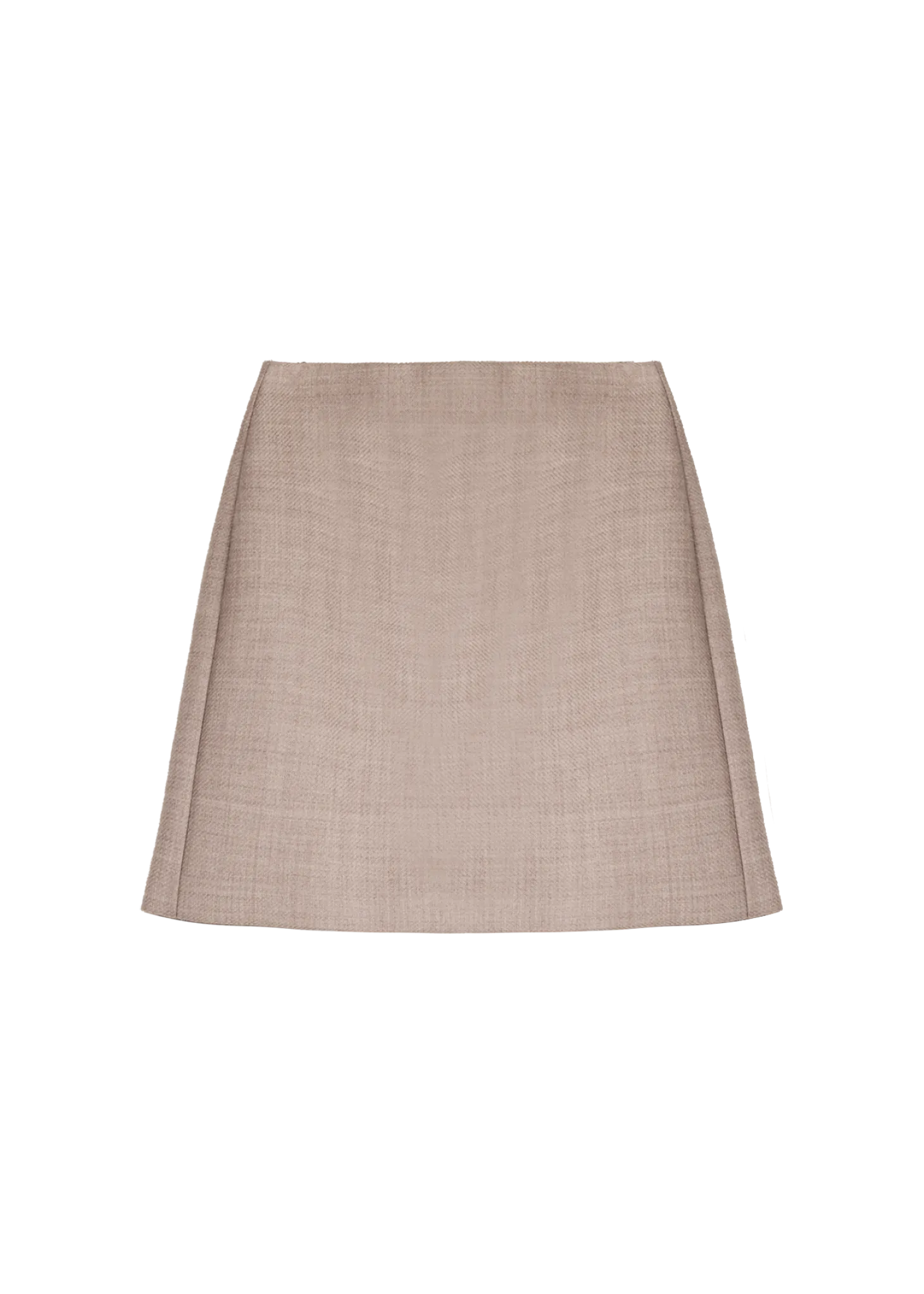 Wool mini skirt