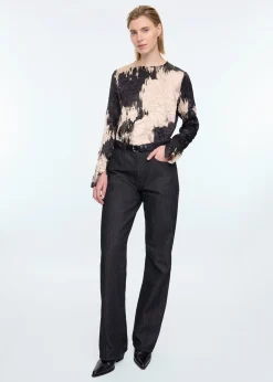 Wrinkle champagne top